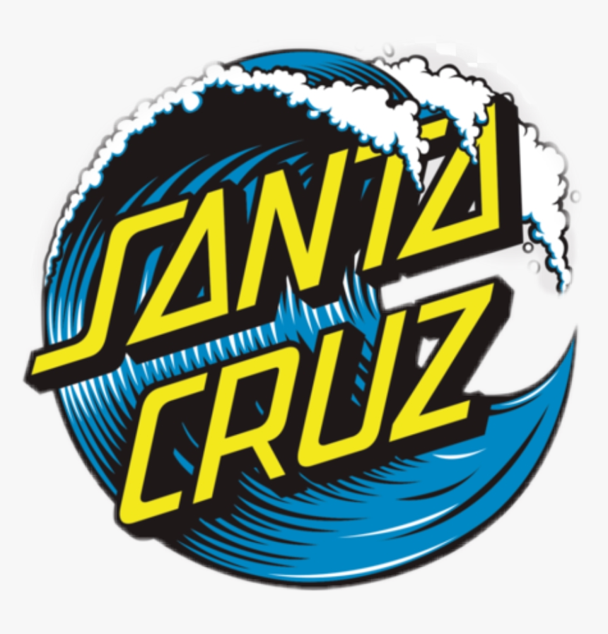 #wave #santa #cruz #santacruz #vsco #sticker #blue - Santa Cruz ...