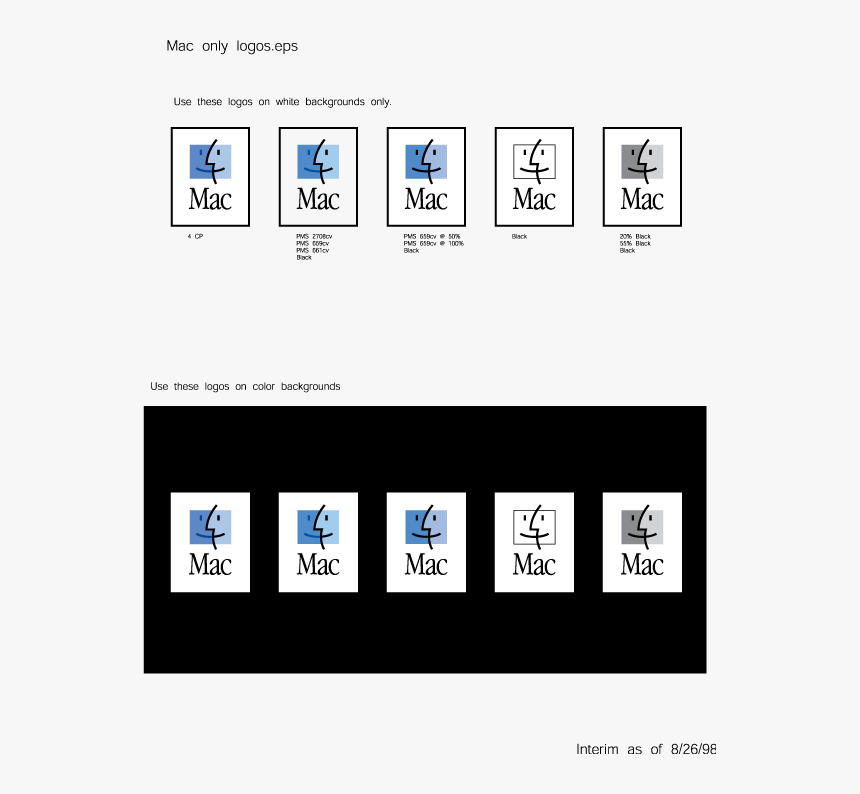 Free Vector Macos Vr Logos Guideline - All Logos Of Mac Os, HD Png Download, Free Download