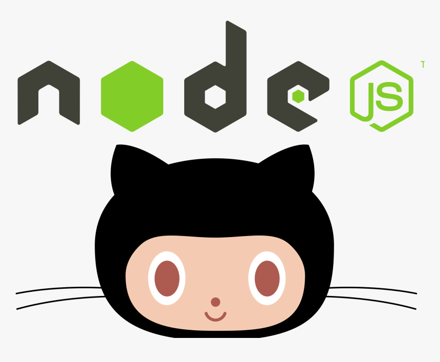 Nodejs On Octo - Github Octocat, HD Png Download, Free Download