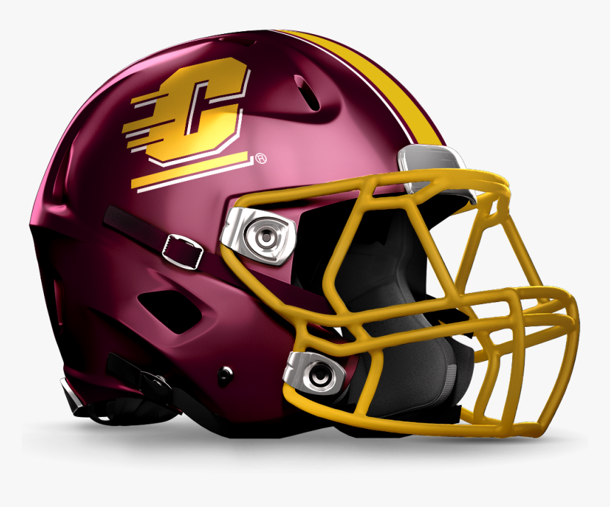 Central Michigan Football Helmet, HD Png Download, Free Download