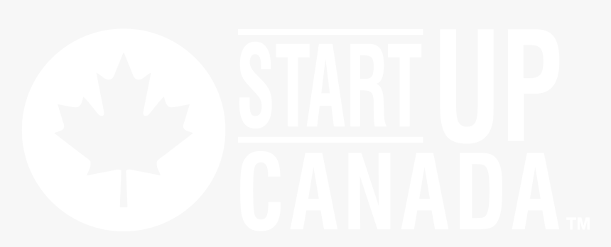 Startup Canada English Red Logo White Png White Bbb - Canada Flag, Transparent Png, Free Download