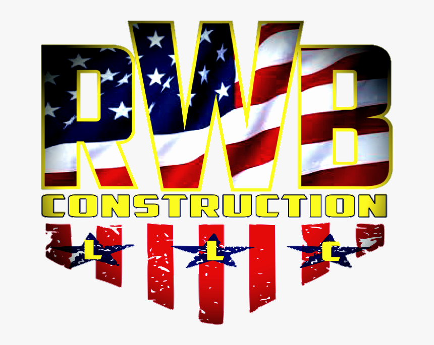 Red White Blue Construction Logo - Graphic Design, HD Png Download, Free Download