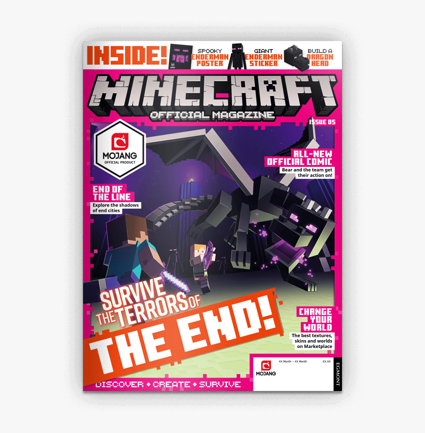 Minecraft Official Magazine, HD Png Download, Free Download