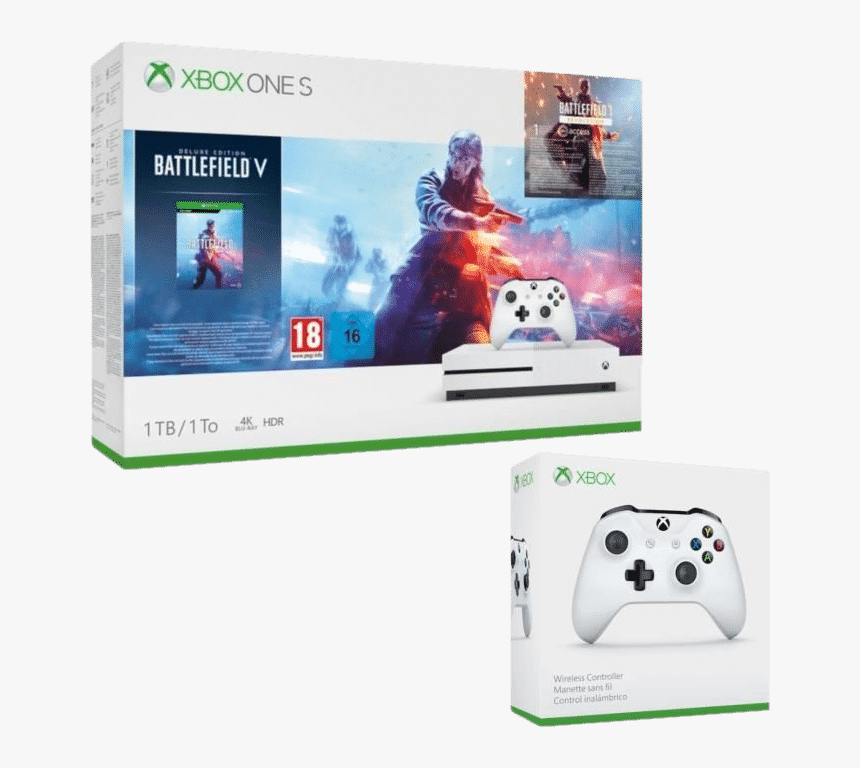 Pdp White Wired Controller Xbox One , Png Download - Xbox One S 1tb Bundle, Transparent Png, Free Download