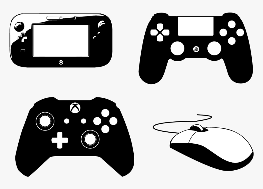 Controller Logos Clip Art Download - Video Game Controller Png, Transparent Png, Free Download