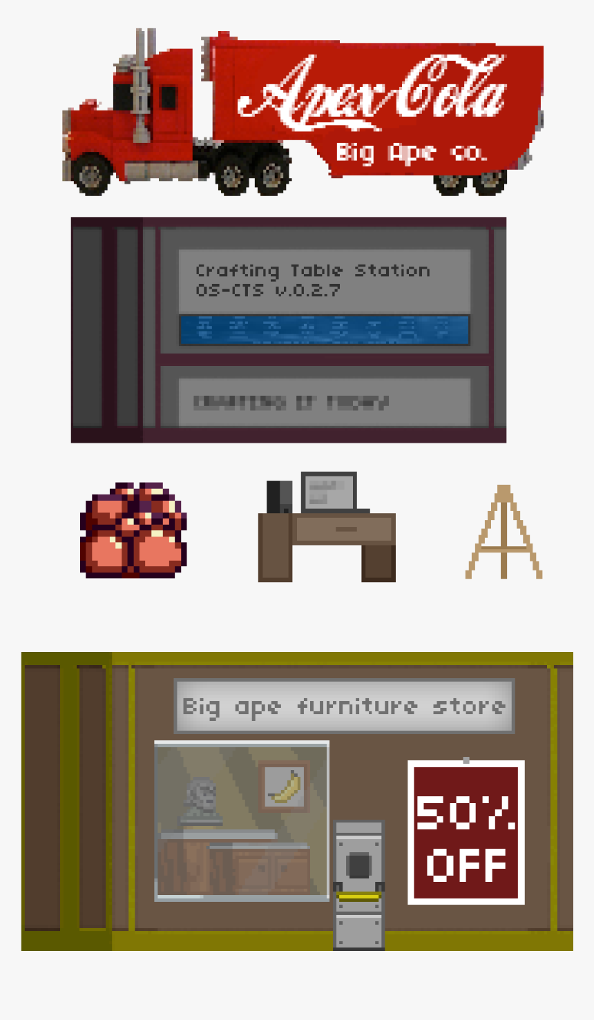 Starbound Cooking Table - Coca Cola, HD Png Download, Free Download