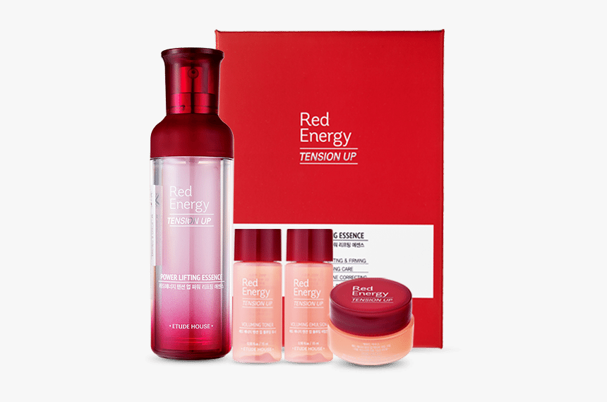 Etude House Red Energy Tension Up Power Lifting Essence - Etude House Red Energy Tension Up Set, HD Png Download, Free Download