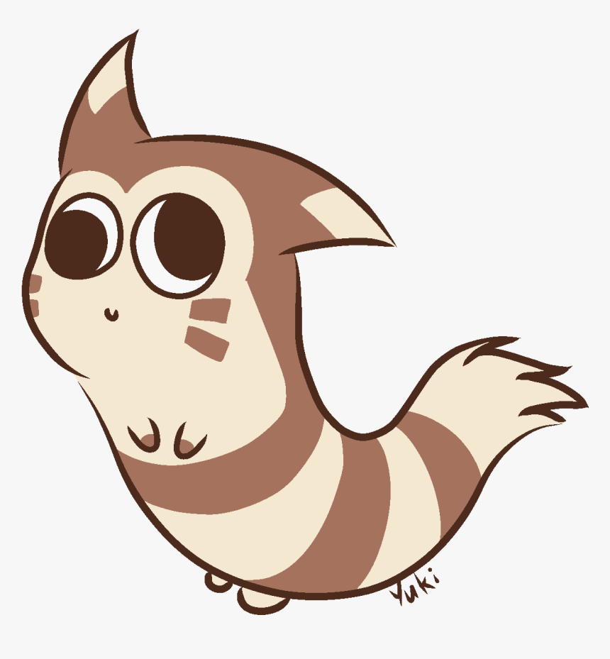 Drawn Squirrel Super - Furret Png, Transparent Png, Free Download