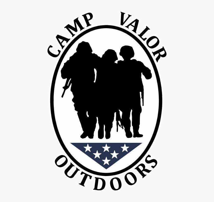 Camp Valor Banner Logo - Silhouette, HD Png Download, Free Download