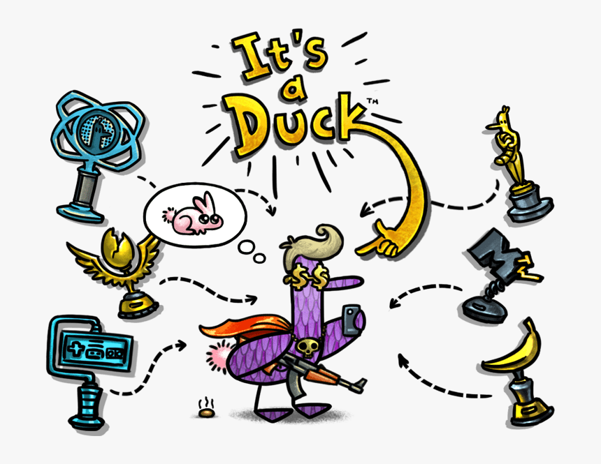 Duck Game Logo Png - It's A Duck, Transparent Png, Free Download