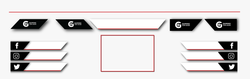 Gaming For Good Overlays Template - Gaming Transparent Overlay Template, HD Png Download, Free Download