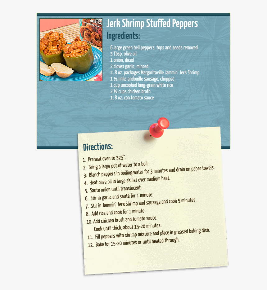 Jerk Shrimp Stuffed Peppers - Bun, HD Png Download, Free Download