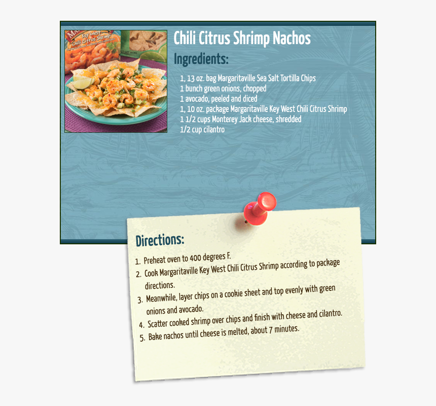 Chili Citrus Shrimp Nachos - Fish And Chips, HD Png Download, Free Download