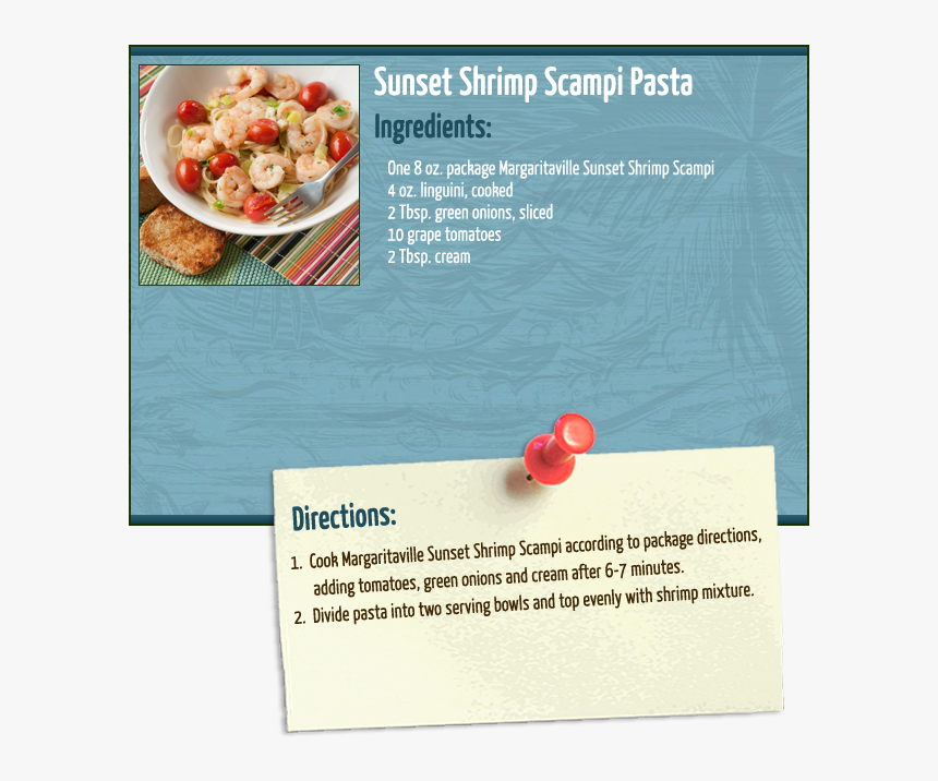 Shrimp Scampi Pasta - Omelette, HD Png Download, Free Download