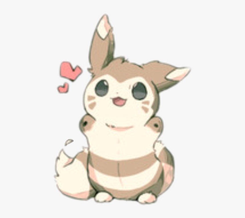 #kawaii #pokemon #furret#freetoedit - Cute Pokemon Furret, HD Png Download, Free Download