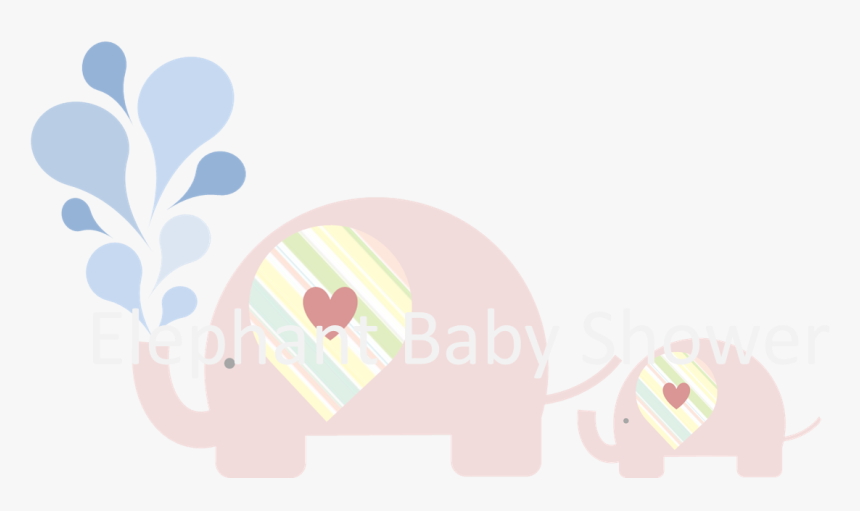 Elephant Baby Shower Invites Image , Png Download - Indian Elephant, Transparent Png, Free Download