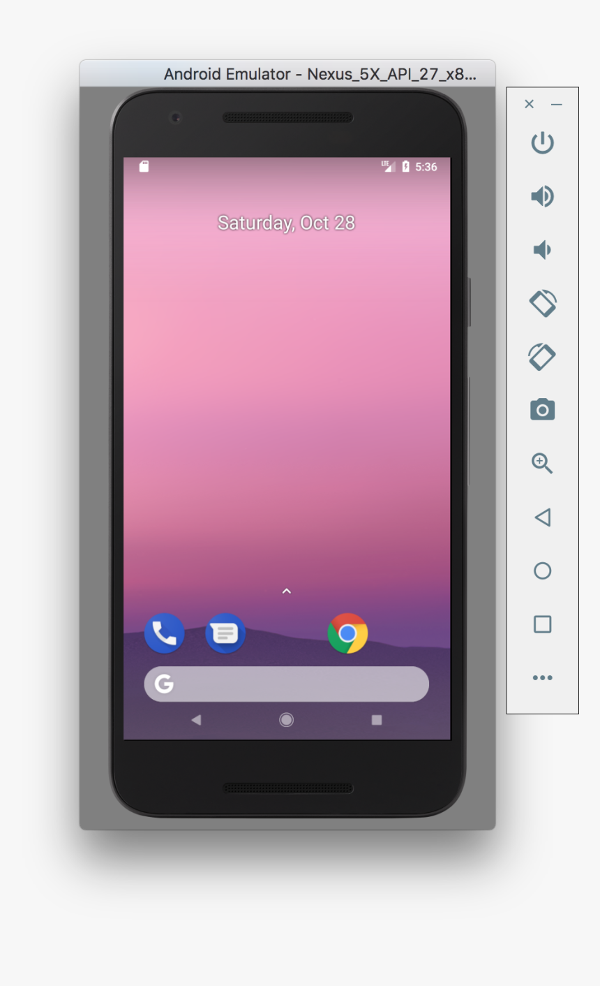 Android Emulator Running Nexus 5x Android - Android Mobile Simulator Html, HD Png Download, Free Download