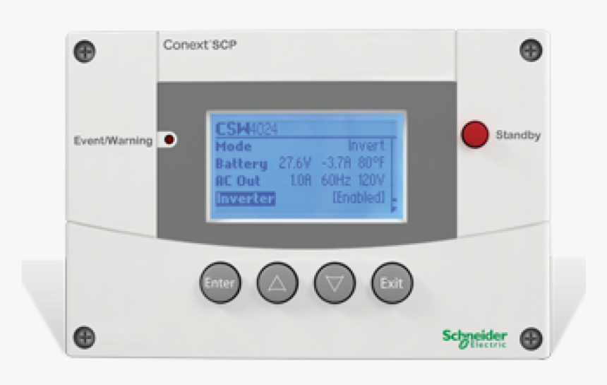 Schneider Electric Conext System Control Panel For - Schneider Electric Conext System Control Panel, HD Png Download, Free Download