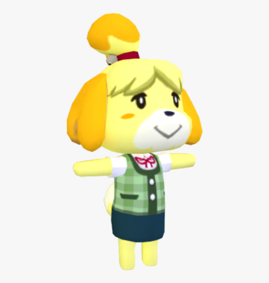 Isabelle From Animal Crossing, But She"s T-posing - Isabelle Animal Crossing T Pose, HD Png Download, Free Download