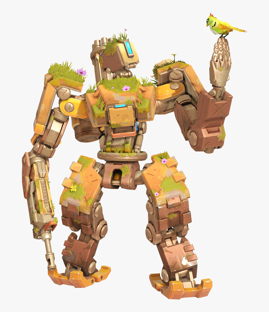 Bastion Overwatch Transparent , Png Download - Bastion Overgrown Skin, Png Download, Free Download