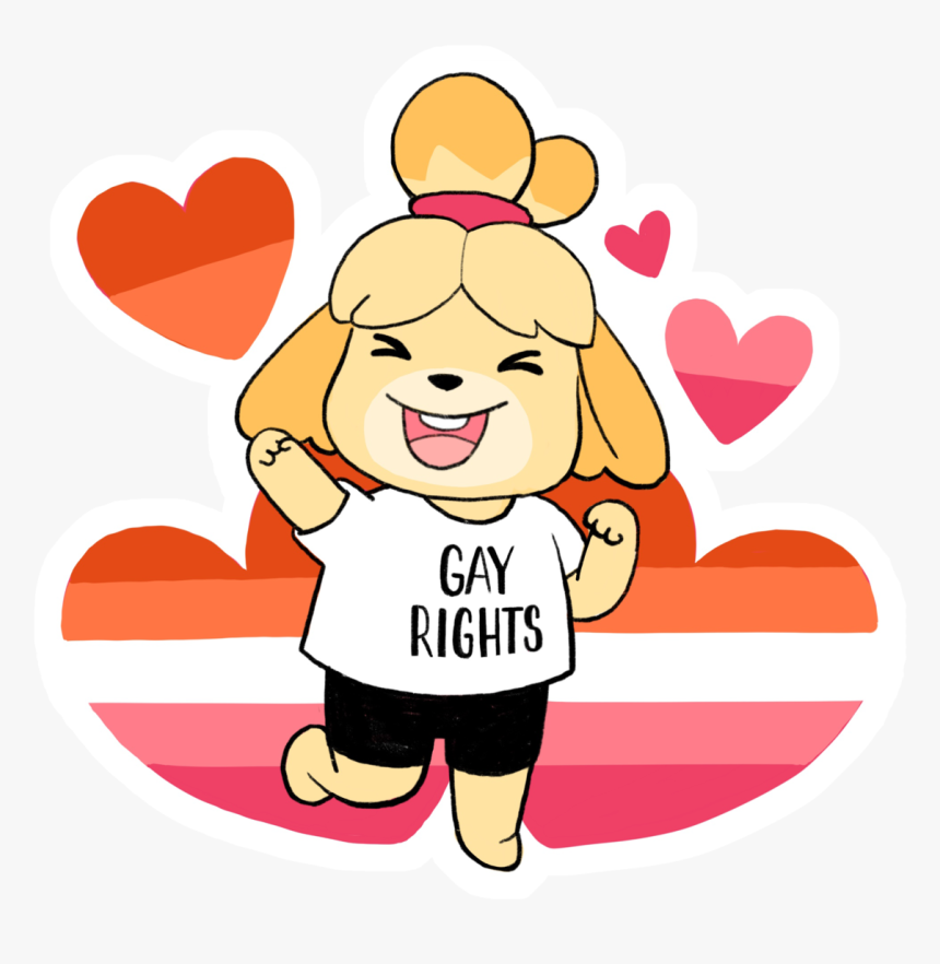 Isabelle Animal Crossing Sticker, HD Png Download, Free Download