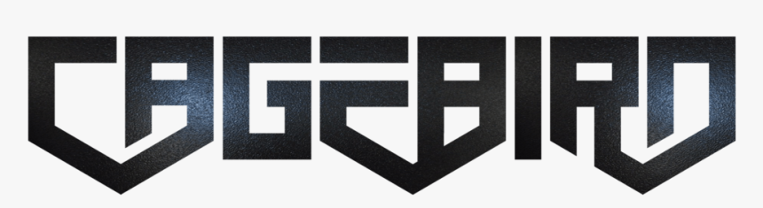 Cagebird Text Logo Black Metal No Shadow - Stencil, HD Png Download, Free Download