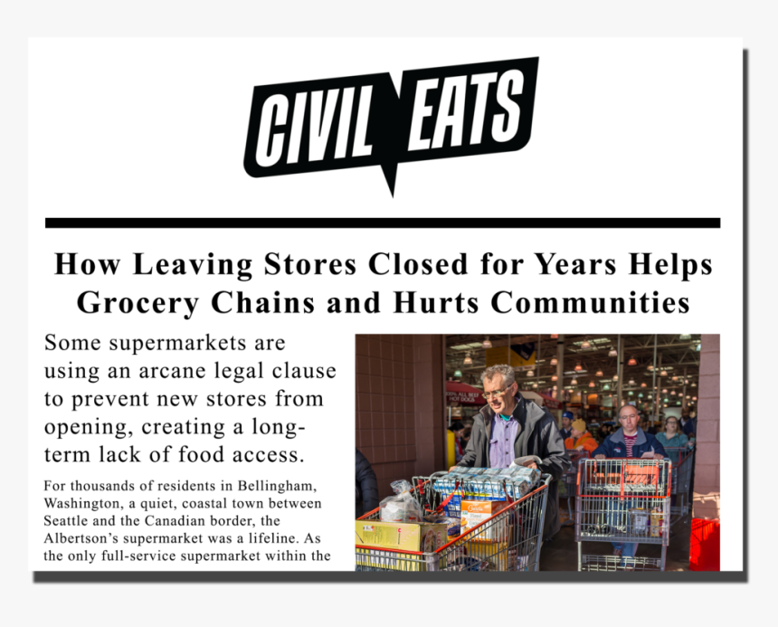 How Leaving Stores Closed For Years Helps Grocery Chains - Flyer, HD Png Download, Free Download