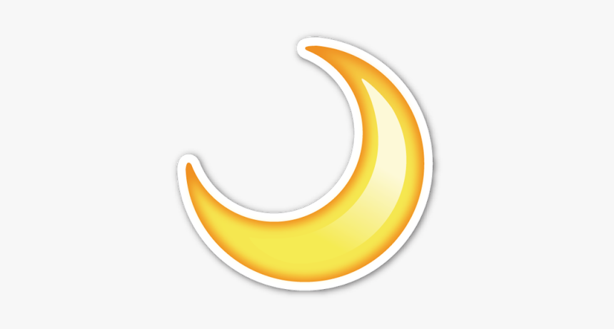 #luna #medialuna - Moon Emoji Transparent Background, HD Png Download, Free Download