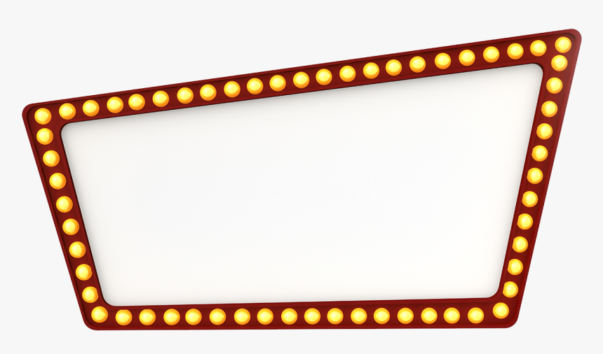 Carnival Games , Png Download - Movie Sign With Lights, Transparent Png, Free Download