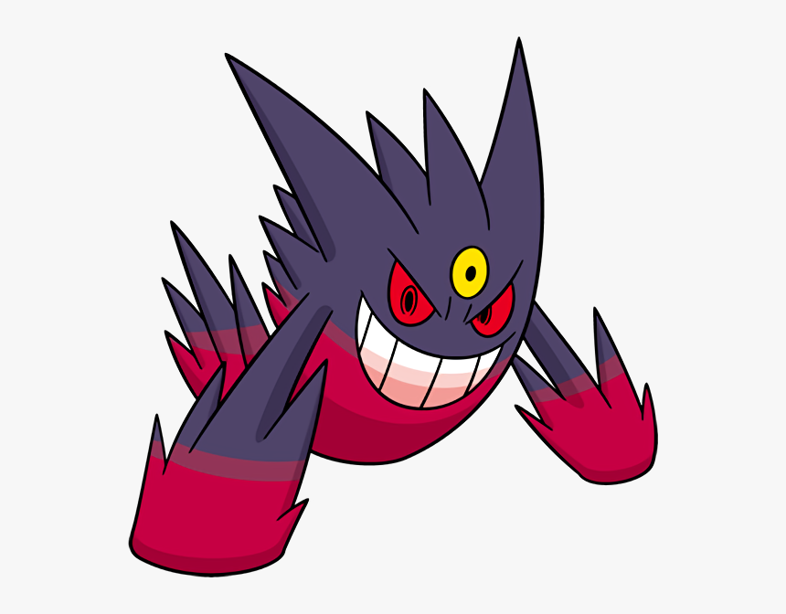 Pokemon Mega Gengar Png, Transparent Png, Free Download