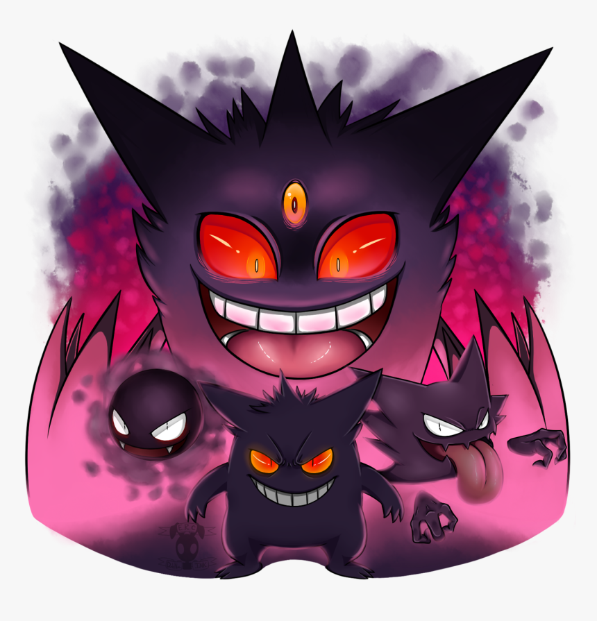 Realistic Gengar Tattoo, HD Png Download, Free Download