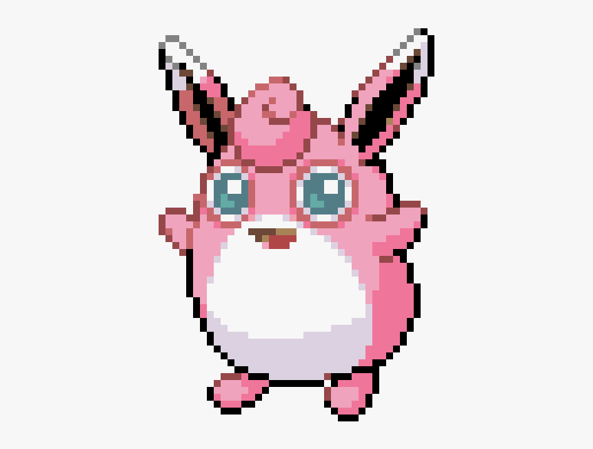 Wigglytuff Pixel Art, HD Png Download, Free Download