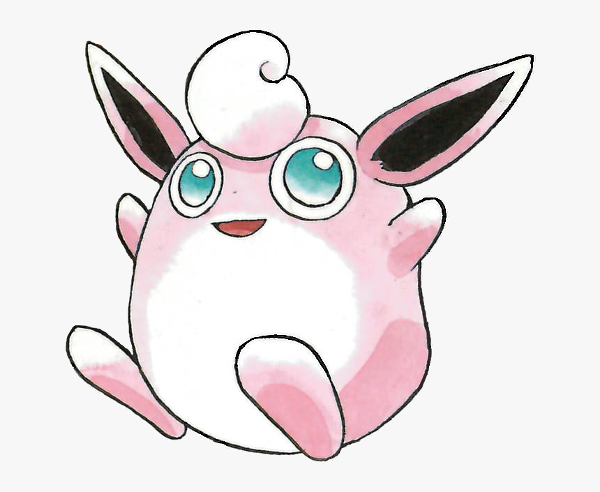 Wigglytuff Gen 1 Artwork, HD Png Download, Free Download