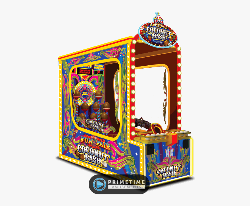 Coconut Bash Arcade/carnival Game By Universal Space - Redemption Game, HD Png Download, Free Download