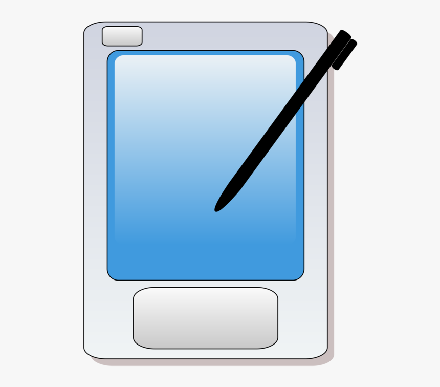 Blue,computer Icon,angle - Pda Clipart, HD Png Download, Free Download