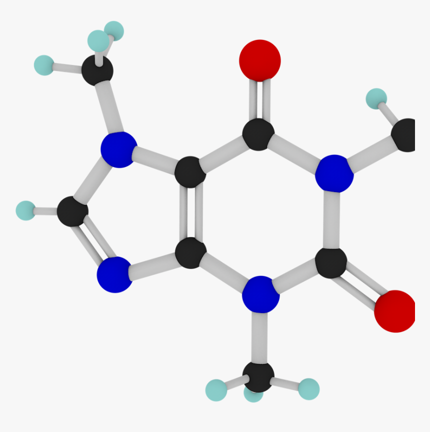 In The Longer Term, Excessive Caffeine Consumption - Melatonin A Molecule Vector, HD Png Download, Free Download