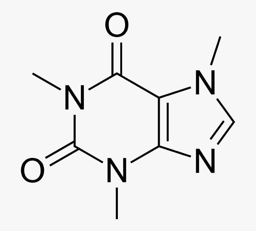 Caffeine Chemical Structure, HD Png Download, Free Download