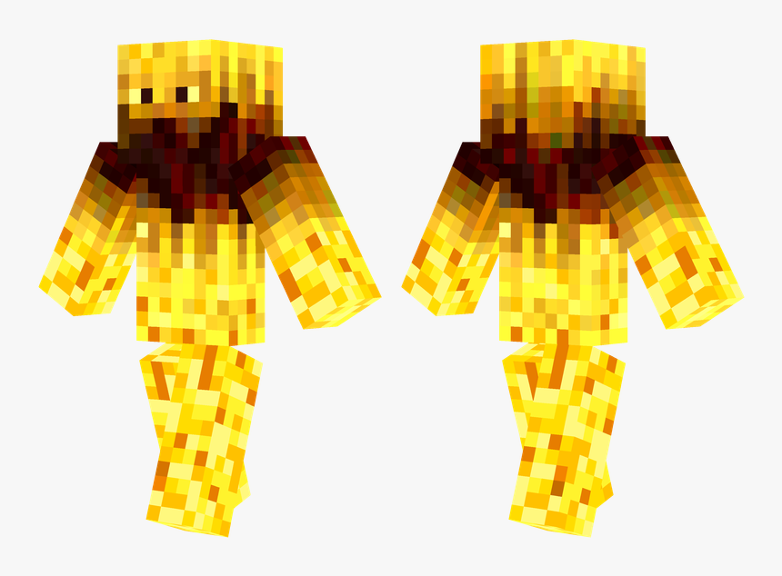 Minecraft Blaze Skin Download, HD Png Download, Free Download