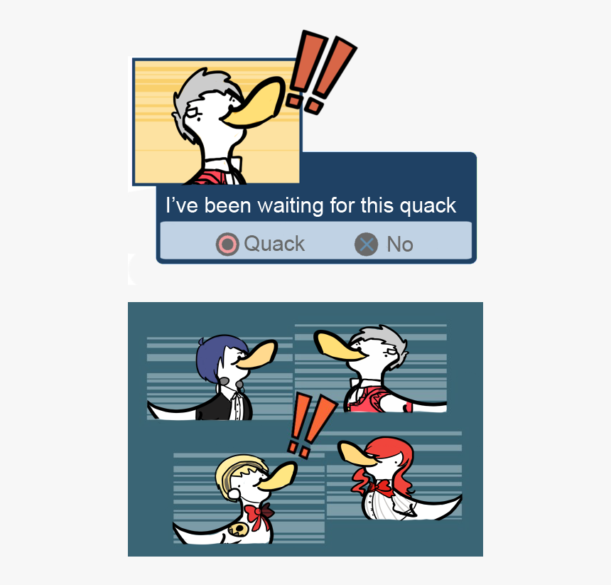 Ducks Persona 3 Minato Aigis Akihiko Quack Mitsuru - Ve Been Waiting For This Persona Meme, HD Png Download, Free Download