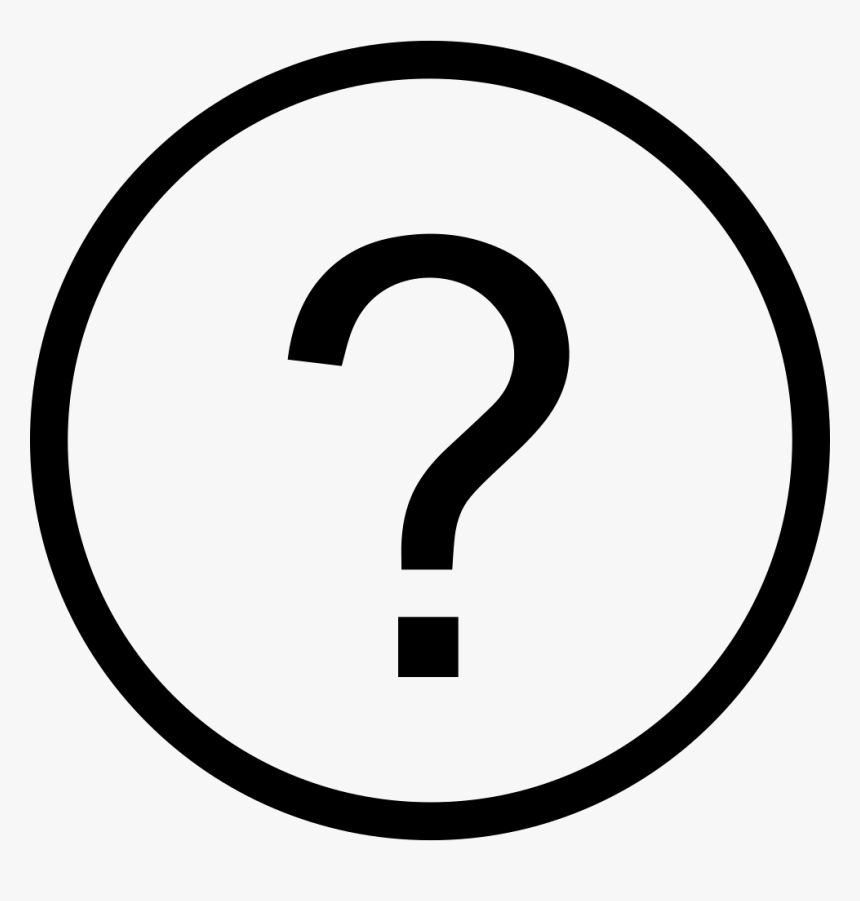 Question Mark - Close Button White Png, Transparent Png, Free Download