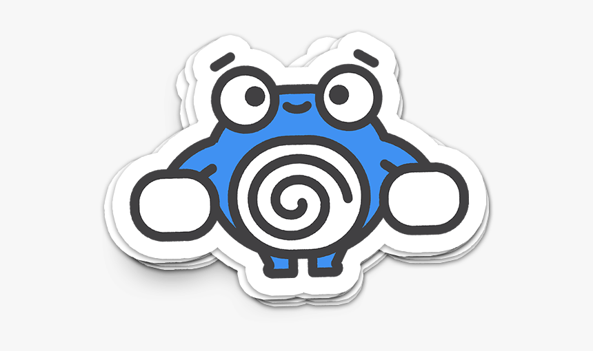 Image Of Poliwhirl Sticker - Circle, HD Png Download, Free Download