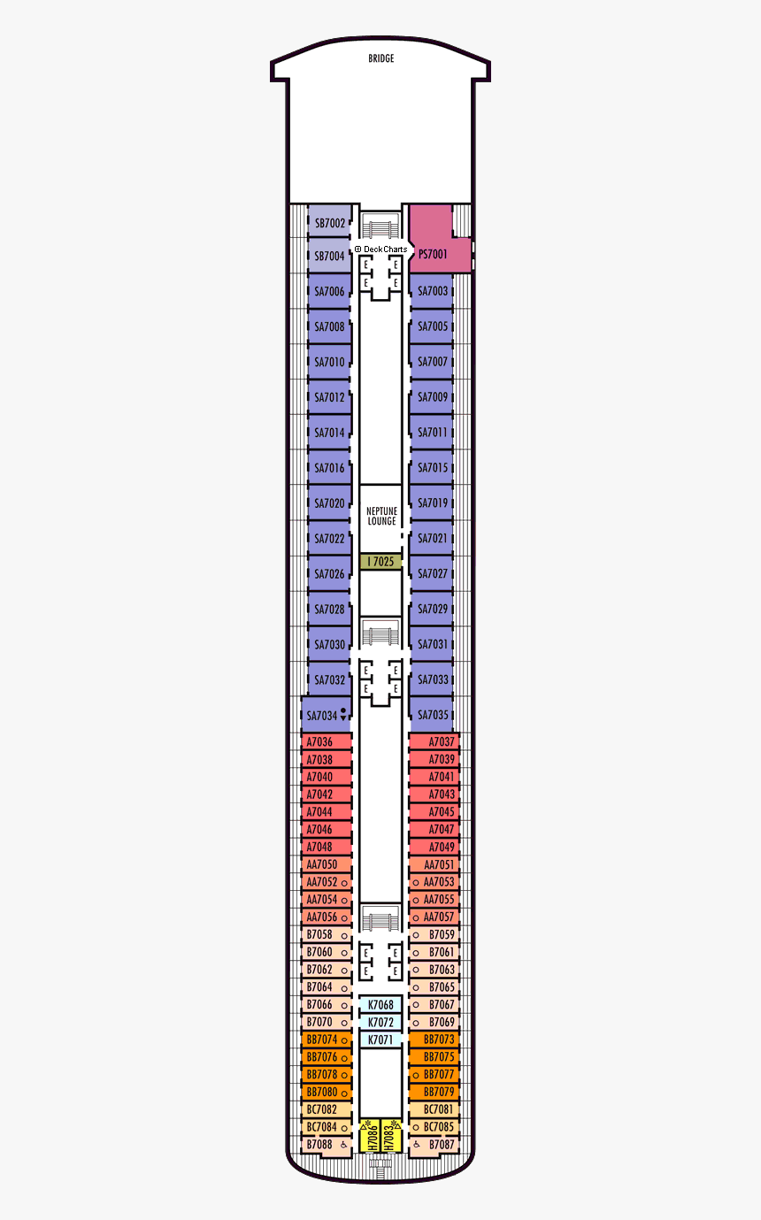 Holland America Zaandam Deck Plans, HD Png Download, Free Download