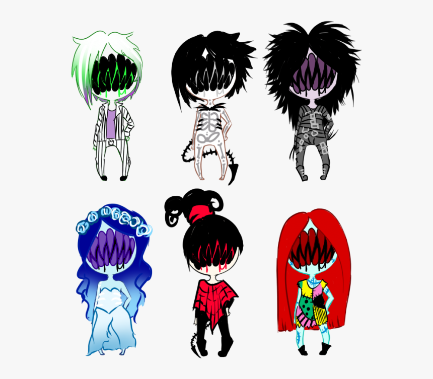 Transparent Tim Burton Clipart - Tim Burton Beetlejuice Chibi, HD Png Download, Free Download