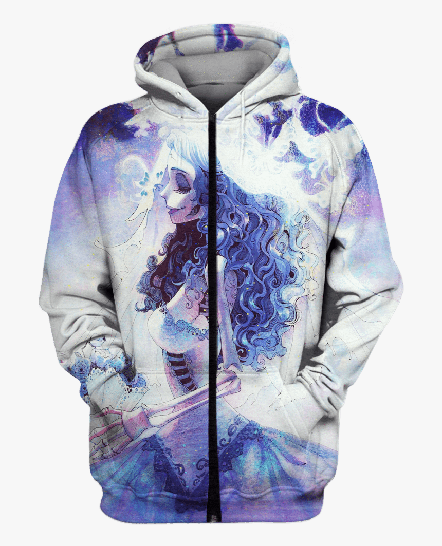 Gearhuman 3d Corpse Bride Tim Burton Hoodies - Hoodie, HD Png Download, Free Download