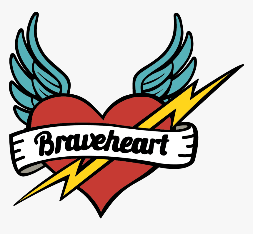 Camp Braveheart Logo - Brave Heart Clip Art, HD Png Download, Free Download