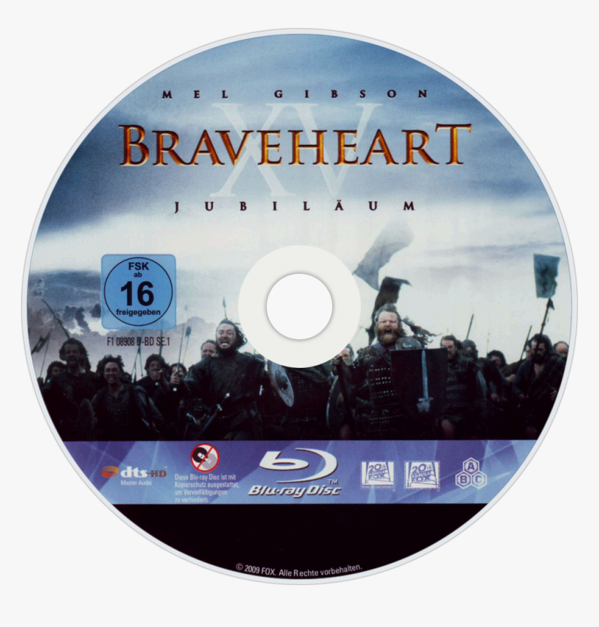 Brave Heart - Fanart Tv Blu Ray 1984, HD Png Download, Free Download