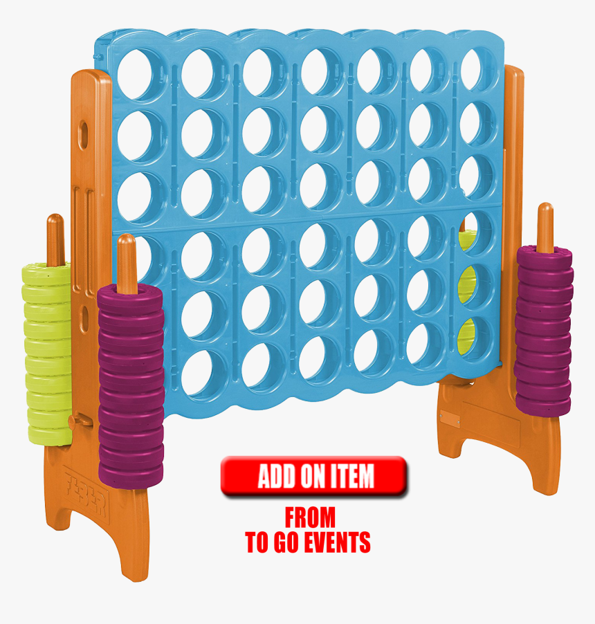 Jumbo Connect Four Is A Great Add On Item , Png Download - Connect 4 Jumbo, Transparent Png, Free Download