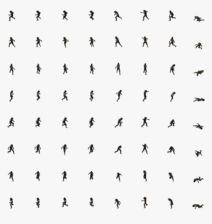 The Sprite Animation In My Simple Easeljs Script Is - Run Animation Sprite Sheet, HD Png Download, Free Download