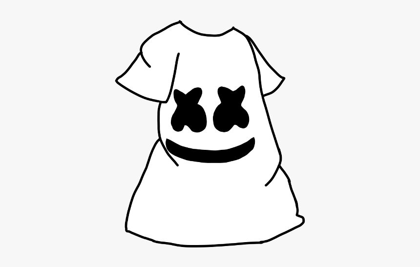 Gacha Gachalife White Black Marshmello Freetoedit - Gacha Life Marshmellow Edit, HD Png Download, Free Download