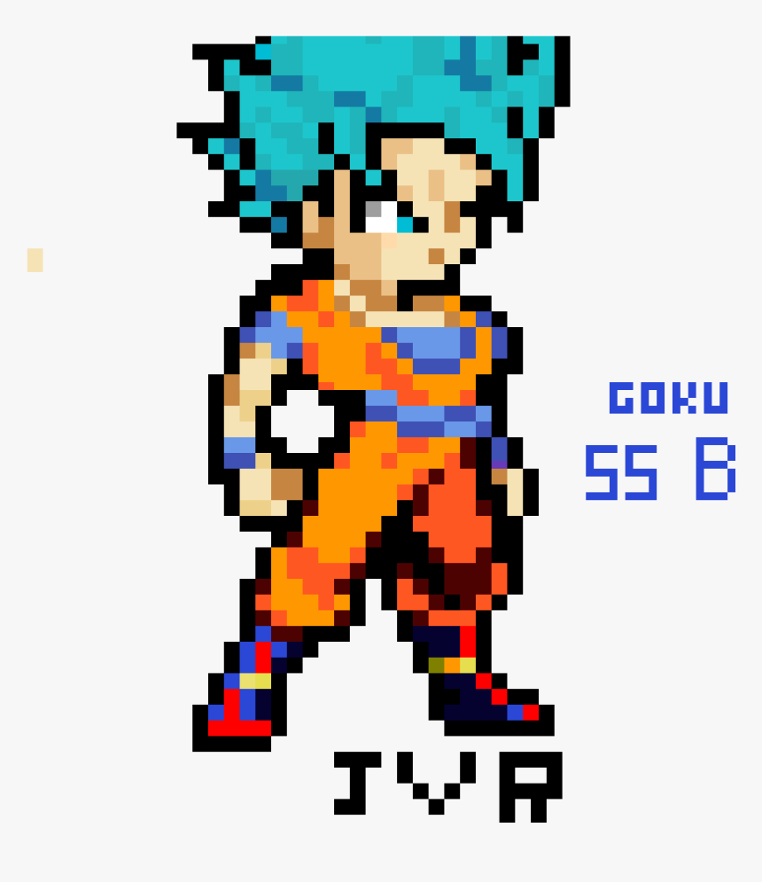 Pixel Art Dragon Ball Super, HD Png Download, Free Download